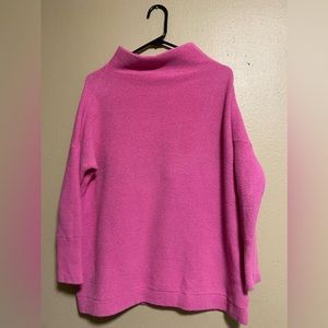 Free People Ottoman Sweater/Hot pink/Size XS